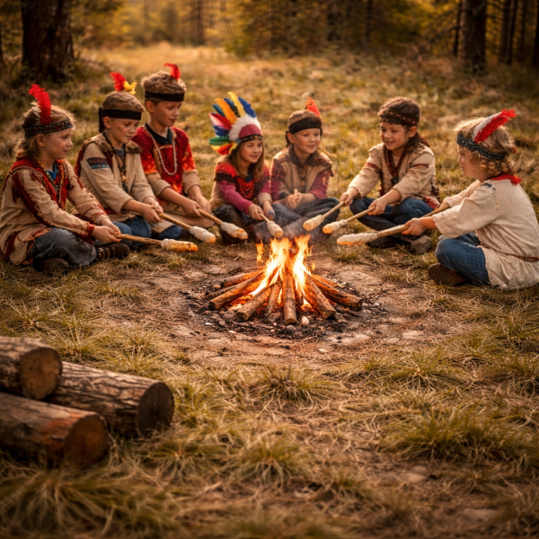 Indianer-Kindergeburtstag